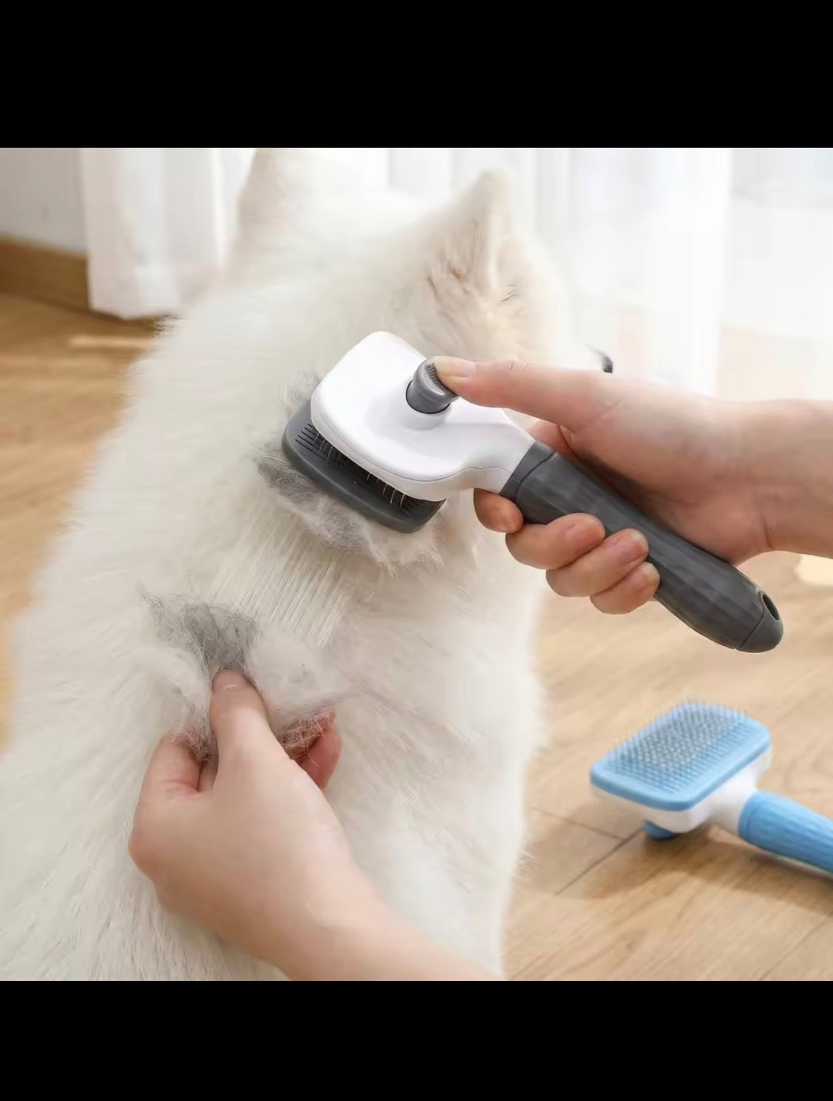 Washable brush for pets, easy to clean and antistatic