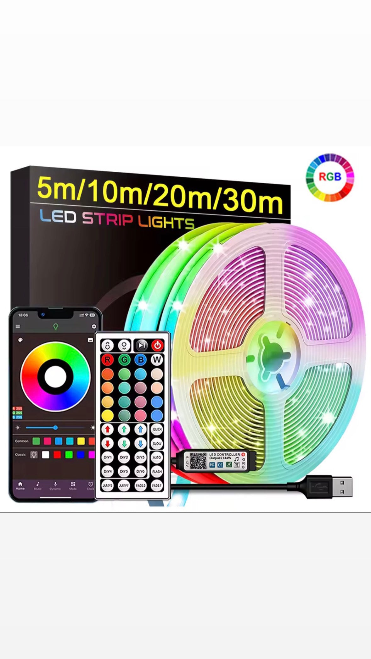 Smart LED Lights App Control