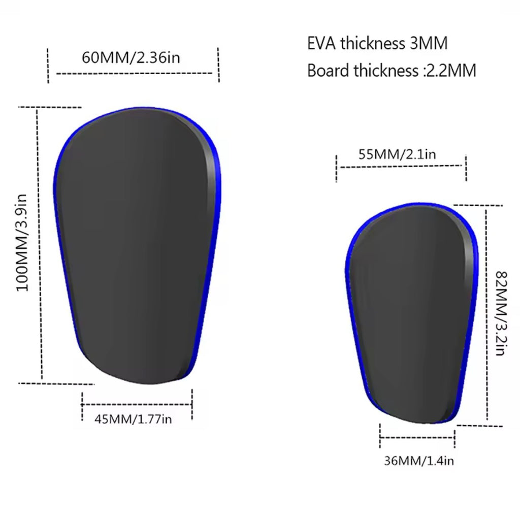 Sports flapper football shin guards espinilleras desportivas